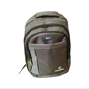 Gray 17” laptop backpack